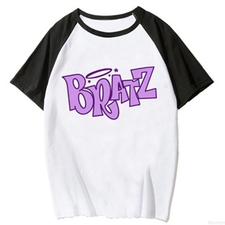 Bratz เสื้อท็อป การ์ตูนญี่ปุ่น ตลก สําหรับผู้หญิง