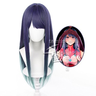 Misscoo Akane วิกผมคอสเพลย์ Oshi No Ko ยาว สีดํา สีฟ้า สีเทา ทนความร้อน