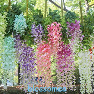 Blossomea เถาวัลย์ดอกไม้ประดิษฐ์ 110 ซม. สําหรับแขวนตกแต่งบ้าน สวน งานแต่งงาน