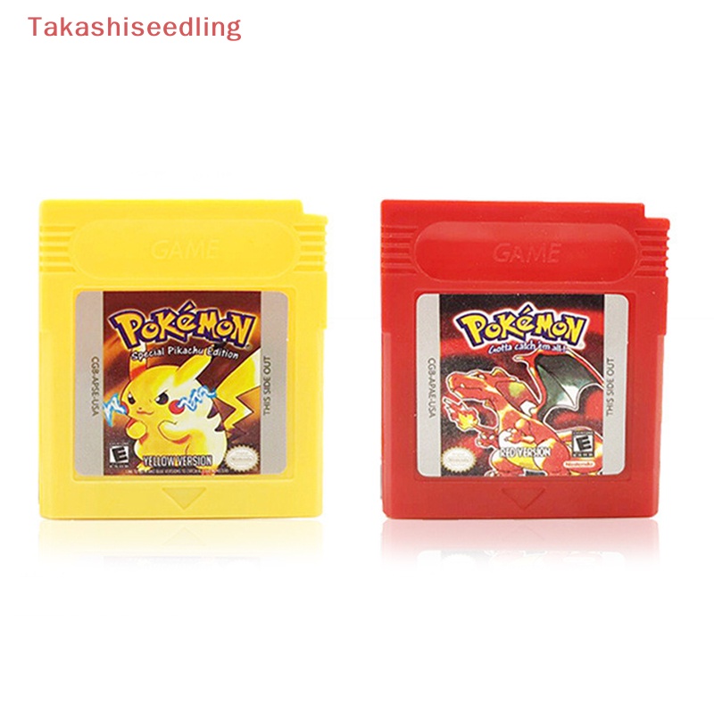 Others 112 บาท (Takashiseedling) การ์ดเกม Pokemon GB GBC Pikachu คลาสสิก 7 ใบ ของเล่นสําหรับเด็ก Gaming & Consoles