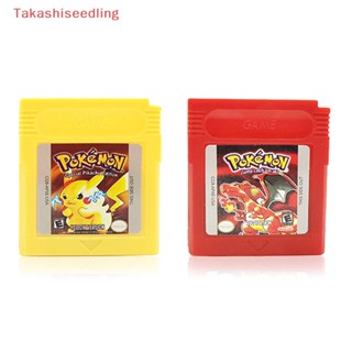 (Takashiseedling) การ์ดเกม Pokemon GB GBC Pikachu คลาสสิก 7 ใบ ของเล่นสําหรับเด็ก