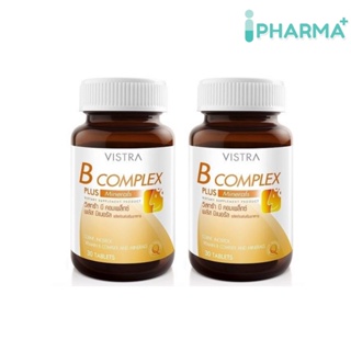 (แพ็คคู่) Vistra B-Complex Plus Minerals (30 Tablets) 36 กรัม [IP]