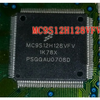 ใหม่ ชิปบอร์ดคอมพิวเตอร์รถยนต์ CPU MC9S12H128VFV 1K78X MC9S12H128 QFP สําหรับรถยนต์ Ecu 2 ชิ้น