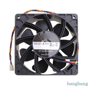 Bang พัดลมระบายความร้อน ความเร็วสูง 12 ซม. 120 มม. DF1203812พัดลมระบายความร้อน CPU B2FN 7000RPM DC12V 4P