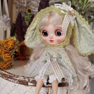 Blythe Little Ragdoll ชุดเดรสกระโปรง ขนาดเล็ก แฟชั่นฤดูร้อน สําหรับเด็ก ob22 ob24