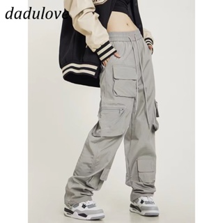 DaDulove💕 New American Ins High Street Retro Casual Pants Niche High Waist Loose Overalls Wide Leg Pants