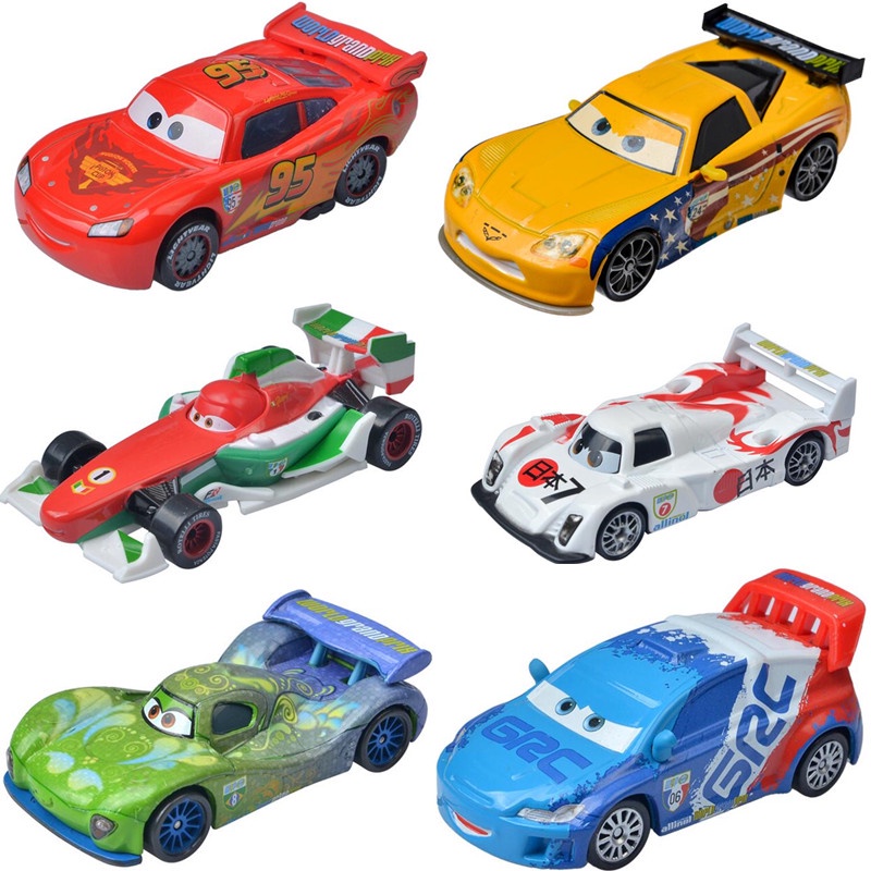 Pixar Cars 3 2 1:55 รถเหล็กของเล่น Lightning McQueen Carla Veloso