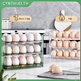 Transparent Egg Rack Kitchen Storage Rack Side Door Storage Rack Refrigerator Storage Box Egg Sorting Rack Cynthia