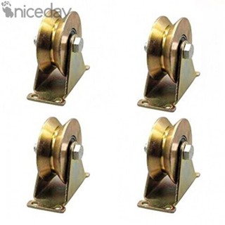 #NICEDAY-Caster 440 Pounds 4pcs Golden Brand New For Sliding Gate Sliding Wheel