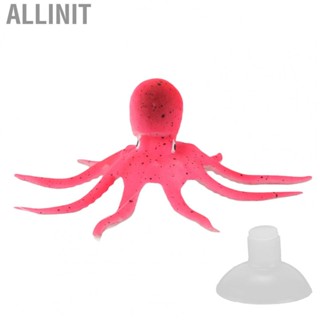 Allinit Octopus Decoration Floating Artificial Silicone Underwater Decoration