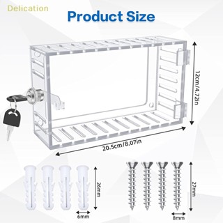 [Delication] กล่องล็อคเทอร์โมสตัท พร้อมกุญแจ ขนาดใหญ่ ใส สําหรับเทอร์โมสตัท