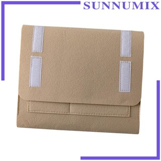 [Sunnimix] กระเป๋าผ้าสักหลาด แบบแขวนข้างเตียง สําหรับจัดเก็บหนังสือ