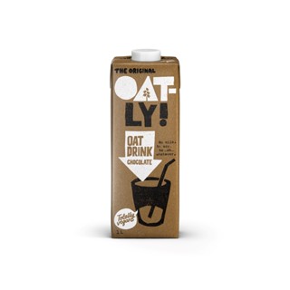 Oatly Oat Drink Chocolate 1L โอ๊ตลี่ โอ๊ต ดริ้งค์ ช็อกโกแลต นมข้าวโอ๊ต Oat Milk วีแกน