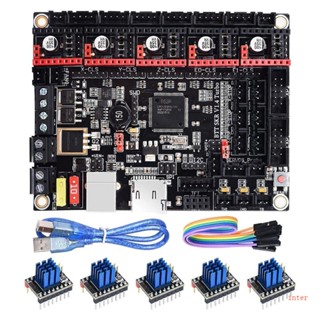 Inter เมนบอร์ดเครื่องพิมพ์ 3D SKR V1 4 32-bit 120MHz รองรับ ARM CortexM3 Series LPC1769 ชิปควบคุมหลัก TMC2209 5 ชิ้น