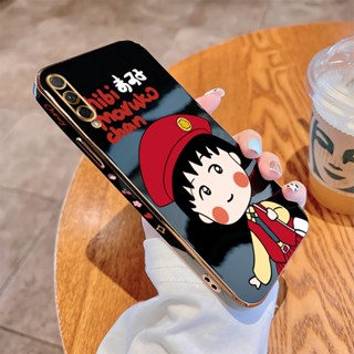 เคสโทรศัพท์มือถือแบบนิ่ม ขอบสี่เหลี่ยม ลายเชอร์รี่ มีทบอล หรูหรา สําหรับ Huawei Y9S Y9 Y8P Y7A Y6P Y6 Y7 Prime Pro 2019