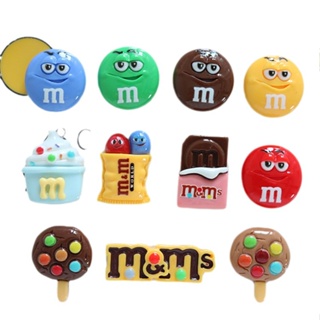 น่ารัก M&amp;M ถั่ว Jibbitz Crocs ขนมเค้ก Jibbits Charm ช็อคโกแลต อาหาร Jibits ถ้วยสําหรับผู้หญิง รองเท้าอุปกรณ์เสริม เสน่ห์รองเท้า หมุดตกแต่ง