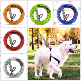 Dog Leash, Stainless Steel Dog Tie Out Cable,