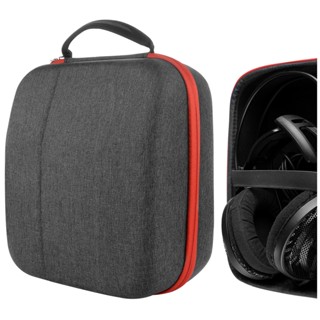 Geekria เคสหูฟัง แบบแข็ง พร้อมที่เก็บสายเคเบิล สีเทาเข้ม แบบเปลี่ยน สําหรับ Audio-Technica ATH-AD700X ATH-AD500X ATH-AD900X