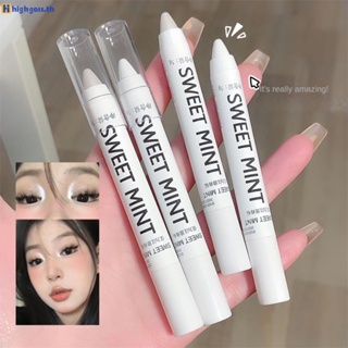 Sweet Mint Flash Eye Shadow Stick Multi-use Head Brightening Pearlescent Sleeper Pen Waterproof Non-fading highgoss.th