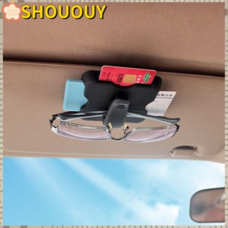 SHOUOUY กระเป๋าใส่แว่นตา และเอกสาร อเนกประสงค์ ป้องกันแดด สําหรับติดรถยนต์
