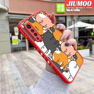 เคสโทรศัพท์มือถือ ซิลิโคนแข็ง บาง กันกระแทก ลายการ์ตูนแมวน่ารัก สําหรับ VIVO X50 X50 Pro