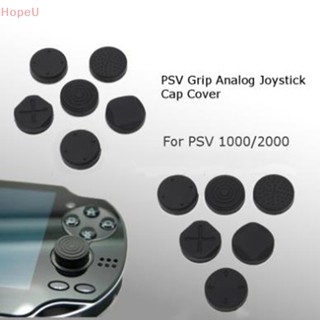 [HopeU] 6 In 1 ฝาครอบปุ่มกดหัวแม่มือ สําหรับ PSV1000 2000 PSVita