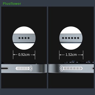 (Plusflower) ใหม่ สติกเกอร์ตาข่าย ป้องกันฝุ่น สําหรับติดหูฟัง ลําโพง โทรศัพท์มือถือ 8 ชิ้น