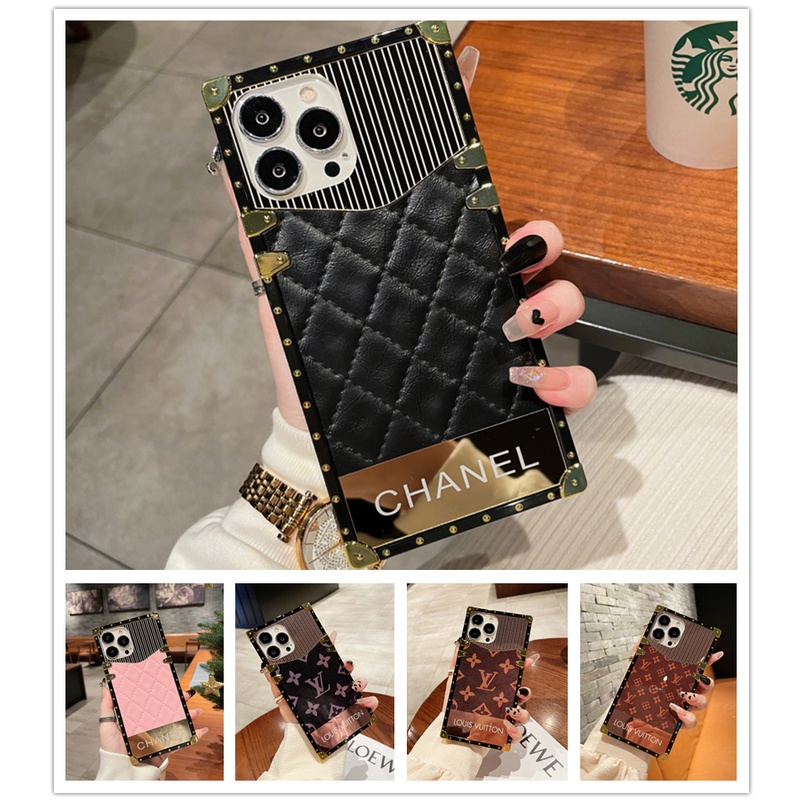 เคสโทรศัพท์มือถือ ทรงสี่เหลี่ยม พร้อมกระจก หรูหรา สําหรับ REALME 11 10 PRO PLUS C55 C53 C30S C33 C31 C25Y C21Y C15 C12 5G