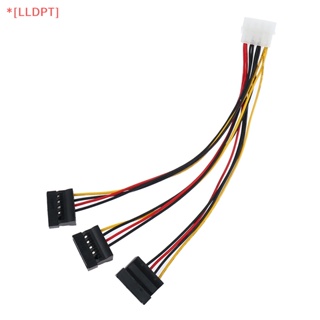 [LLDPT] ใหม่ ตัวเชื่อมต่อสายเคเบิล 4Pin IDE Molex เป็น 3 ATA SATA