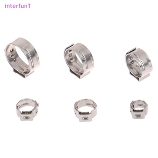 [InterfunT] แคลมป์หนีบท่อ สเตนเลส 304 ปลดเร็ว สําหรับซีลท่อ 10 ชิ้น [ใหม่]