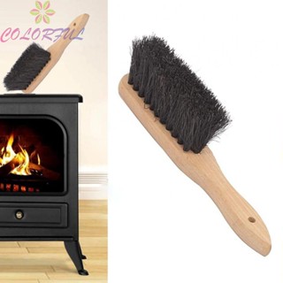 【COLORFUL】Fireplace Brush Hearth Fireside Brush Soft Bristle Woodworking Bench Brush