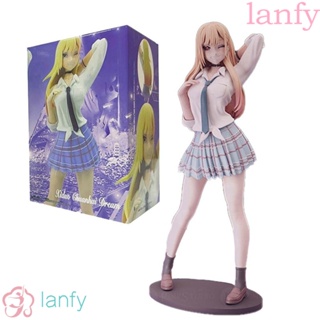 LANFY โมเดลฟิกเกอร์ PVC อนิเมะ Marin Kitakawa My Dress-Up Dar-ling น่ารัก สําหรับของขวัญ