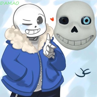 DAMAO Sans Undertale หน้ากากฮาโลวีน ของขวัญ ญี่ปุ่น ปาร์ตี้ พร็อพ หน้ากากเต็มหัว เครื่องแต่งกาย คอสเพลย์ มีฮู้ด