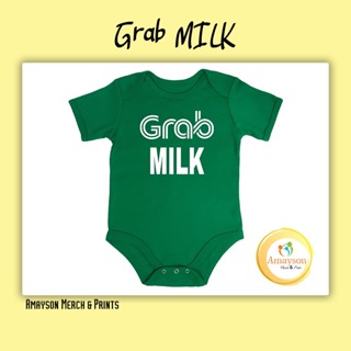 ธีมอาหารเด็กทารก - GRABMILK onesie JRU5