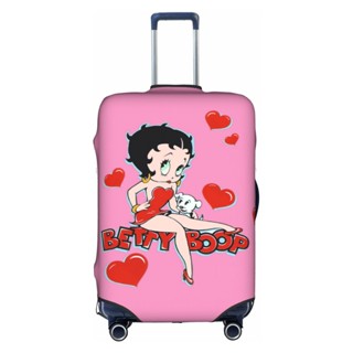 Betty Boop ผ้าคลุมกระเป๋าเดินทาง ผ้าสแปนเด็กซ์ แบบหนา ยืดหยุ่นสูง 18 24 28 32 นิ้ว