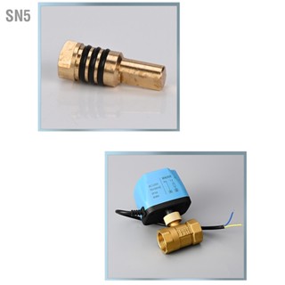 SN5 บอลวาล์วมอเตอร์ไฟฟ้า 2 ทาง DN25 DC12‑24V อุปกรณ์เสริมอุปกรณ์ไฮดรอลิกอุตสาหกรรม