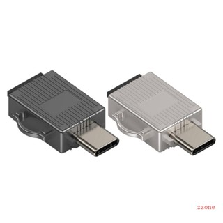 Zzz อะแดปเตอร์การ์ดรีดเดอร์ Type C OTG USB3 0 Type -C เป็น TF เมมโมรี่การ์ด สําหรับโทรศัพท์มือถือ