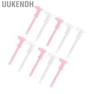 Uukendh Eyebrow Stencil Ruler  150mm Clear Scale Microblading Portable Independent Using for Shape Assist Artist