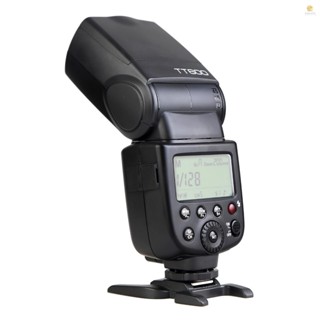 Tosw)godox Thinklite TT600 แฟลชกล้อง Speedlite Master Slave พร้อมระบบทริกเกอร์ไร้สายในตัว 2.4G GN60 สําหรับกล้อง DSLR เข้ากันได้กับ AD360II-C AD360II-N TT685C TT6