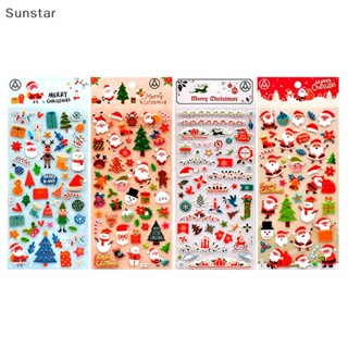 Sunstar สติกเกอร์ ลายซานตาคลอส สําหรับตกแต่งไดอารี่ เครื่องเขียน