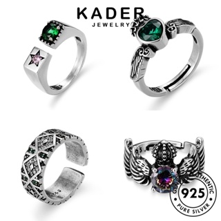 Kader Jewelry แหวนเงิน 925 ประดับเพชร สไตล์วินเทจ สําหรับผู้หญิง M075