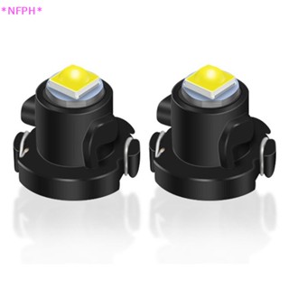 Nfph&gt; ใหม่ โคมไฟ LED T4.2 T4.7 สว่างมาก สําหรับติดรถยนต์ 10 ชิ้น