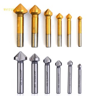 Weroyal เครื่องกัดมิลลิ่ง เส้นผ่าศูนย์กลาง 5 6 6 10 10 10 มม. 6 ชิ้น สําหรับ Worker Titanized 3 Flutes ความเร็วสูง S