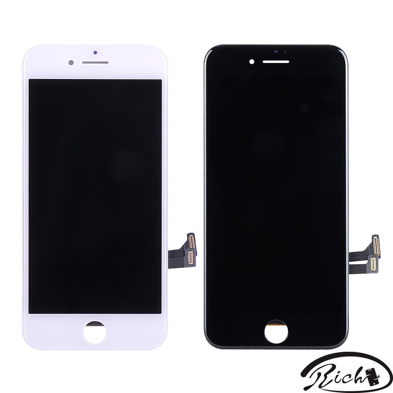 หน้าจอแสดงผล LCD AAAA เกรด 4.7 นิ้ว สีดํา สําหรับ iPhone 8