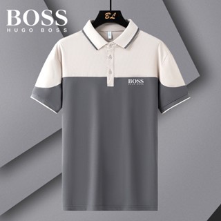 เสื้อโปโล BOSS สวมใส่สบาย แฟชั่นคู่รัก