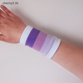 [cherry2] สายรัดข้อมือ ผ้าฝ้าย แบบนิ่ม ระบายอากาศ ให้ความอบอุ่น เหมาะกับการวิ่ง เล่นแบดมินตัน ฟิตเนส แฟชั่นสําหรับผู้ชาย ผู้หญิง [TH]