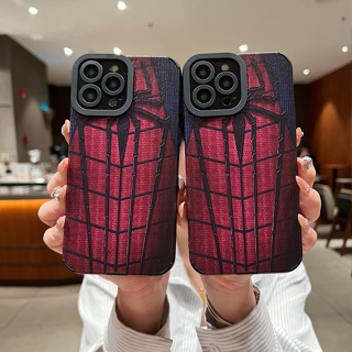 🔥 เคส IPhone 14 Spider Man เคสไอโฟน11 Pro max หนังโทรศัพท์มือถือหนังแข็งกันกระแทก สำหรับ เคสApple IPhone 13 12 7 8 plus 11 SE3 XS iPhone14Promax X Xr 14 Pro Max SE2 2020 เคสไอโฟนXs 11 เคสi11 เคส i8plus เคสไอโฟน8พลัส Case