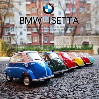 Welly 1:18 BMW Isetta รถของเล่น โลหะผสม Diecasts &amp;amp; โมเดลรถยนต์ ของเล่นสําหรับเด็ก