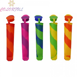 【COLORFUL】Ice Lolly Mould 19.8*4cm Ice Cream Mold Ice Lolly Molds Non Toxic High Quality