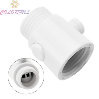 【COLORFUL】Diverter Valve ABS Flow Regulator Stop Switch Shower Head Water Stop Valve